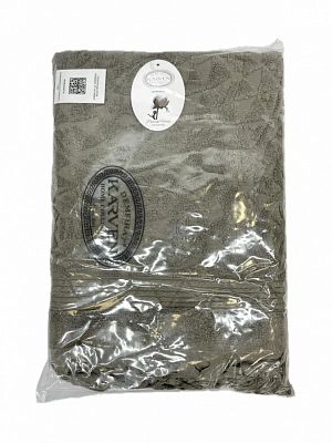 Полотенце Kарвен Vip Cotton 70*140 1шт махра H5168 DONENCE Green