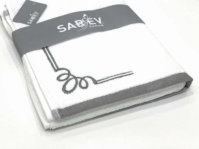 Полотенце Sarev "KIROS" 50*90 1шт. махра  Н 971.