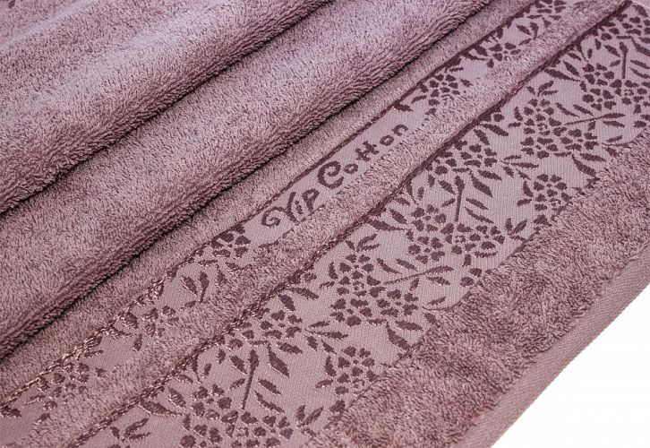 Полотенце Карвен Vip Cotton "BUKET" 70*140 6шт.махра H 3283