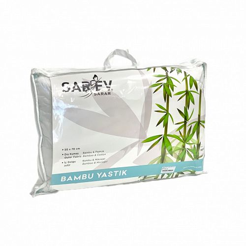 Подушка Sarev"BAMBU" бамбук/микрогель 50*70  1шт. Е 883.