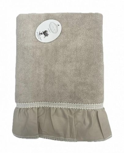Полотенце Kарвен Vip Cotton 70*140 1шт махра H5170 ISABELLA Powder