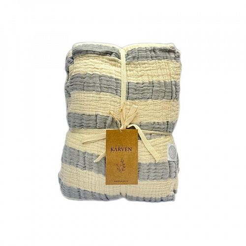 Плед Karven пике муслиновый евро 220*240 PL033 LENA v2/Acik gri