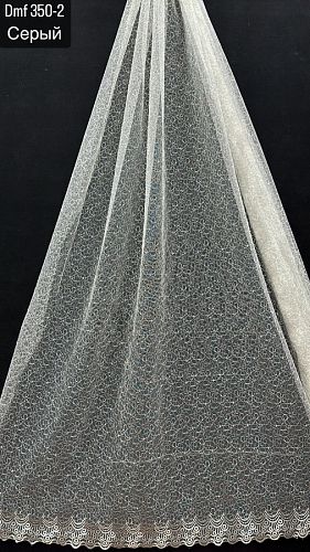 Тюль-сетка  с вышивкой DMF350-2