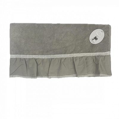 Полотенце Kарвен Vip Cotton 50*90 1шт махра H5169 ISABELLA Grey