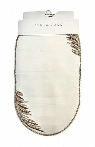 Набор ковриков для ванной Zebra oval 70*115/60*80 KV442 CAROLINE BEJ