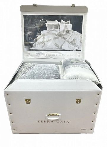 Комплект  ZEBRA "TIARA" 4 пр. евро Y 844gri/серый 