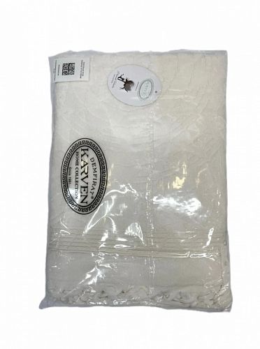 Полотенце Kарвен Vip Cotton 70*140 1шт махра H5168 DONENCE Cream