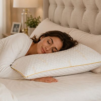 Подушка Zebra ортопедическая вискоэластик 40*60 1шт.E952 VISCO FLEXY ANTISTRES