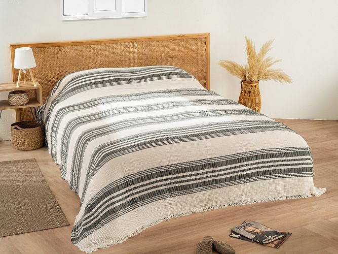 Плед Karven пике муслиновый евро 220*240 PL033 TRUVA v3/Haki