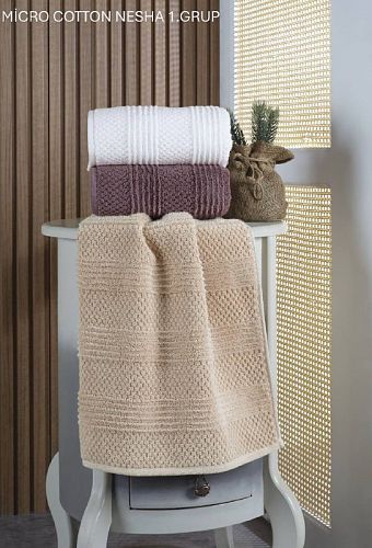 Набор полотенец Карвен Micro Cotton Premium "NESHA" 50*90 3шт. махра  НS 1007 v1
